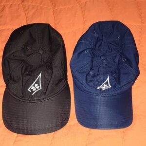 Black and Blue Logo Caps
